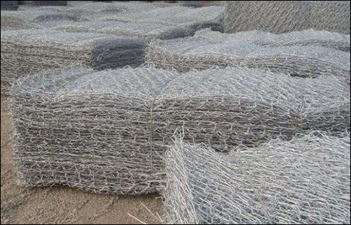 Hot dipped galvanised steel wire mesh basket gabions
