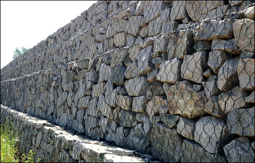 Gabion boxes pvc coated European Standard