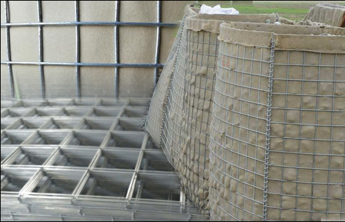Defensive Anti blast Gabion Barrier Cells of welded mesh rock gabion