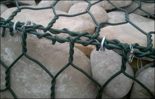 Gabions galfan coated pvc coated American standard compliant